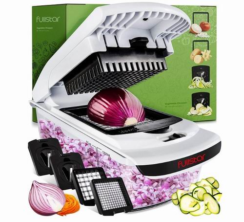 Sedhoom Vegetable Chopper, Slicer, Dicer -5 Blades