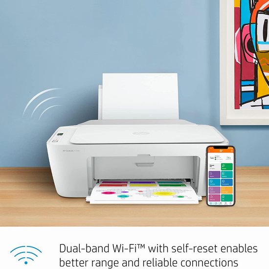  历史新低！HP 惠普 DeskJet 2734e 多功能一体无线彩色喷墨打印机5折 49.99加元包邮！送3个月墨盒！