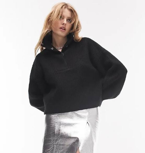  TOPSHOP 潮款女装3.5折起：轰炸夹克48.8加元、封面款毛衣61.75加元