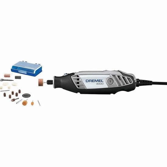  万能神器 Dremel 琢美 3000-N/18 变速电磨工具套装7.6折 62加元包邮！