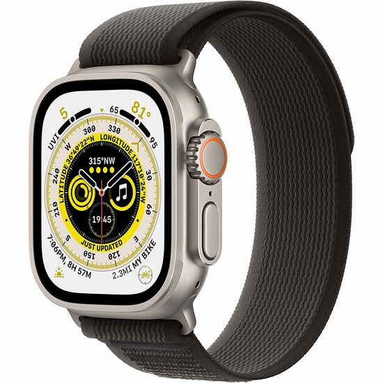  历史新低！新品 Apple Watch Ultra 钛合金智能手表（GPS + Cellular 49mm）8.6折 949.99加元包邮！