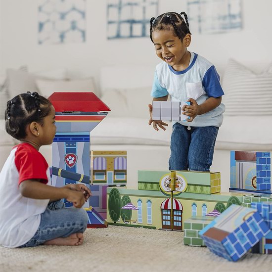  超级白菜！Melissa & Doug PAW Patrol 巨型纸板积木41件套1.8折 13.97加元！