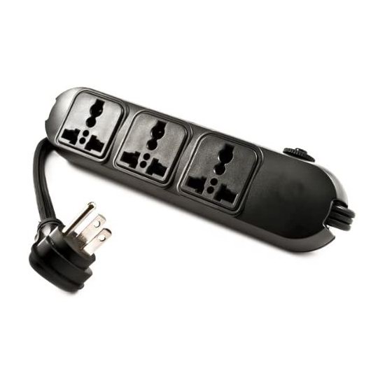  史低白菜价！Simran SM-60 全球通用插口 3插座 电涌保护插线板2.2折 7.5加元！