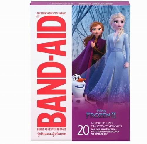  Band-Aid 迪士尼冰雪奇缘 无菌创可贴20张 3.98加元