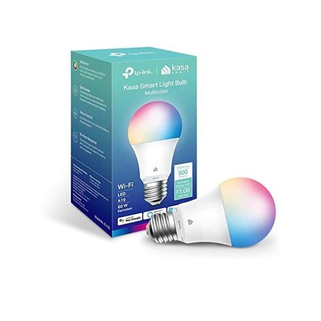  Kasa Smart 可变色调光 WiFi智能灯泡6折 12.99加元！2件套 22.99加元、4件套 41.99加元
