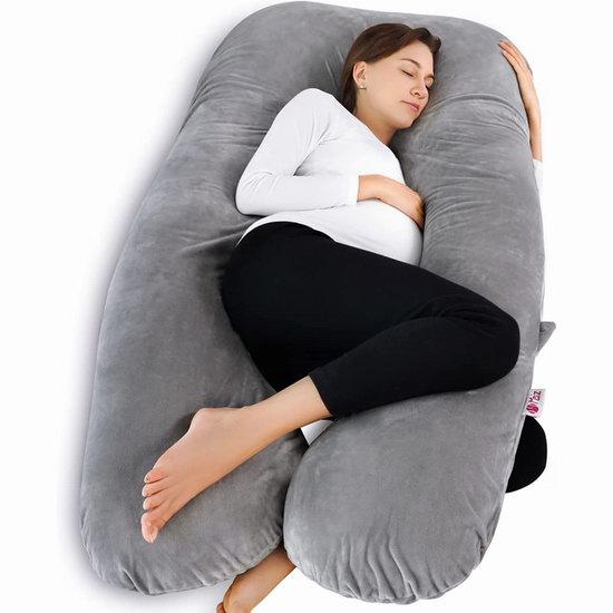  历史新低！Meiz 60英寸 U型身体支撑枕/孕妇身体枕5.5折 55.19加元包邮！