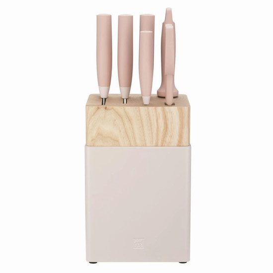 Zwilling Now S 双立人 粉色高颜值不锈钢厨房刀具7件套3.6折 179.99加元包邮！