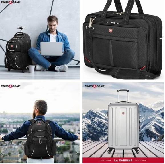  SwissGear 拉杆行李箱、双肩包、公文包7.6折起：拉杆行李箱80.2加元
