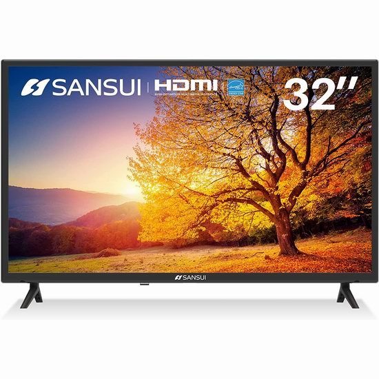  SANSUI 山水 ES32T1H 32英寸 液晶电视 129.99加元包邮！会员专享！