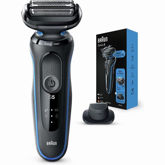  历史新低！Braun 博朗新5系 5018s 干湿两用 电动剃须刀5.9折 59.99加元包邮！会员专享！
