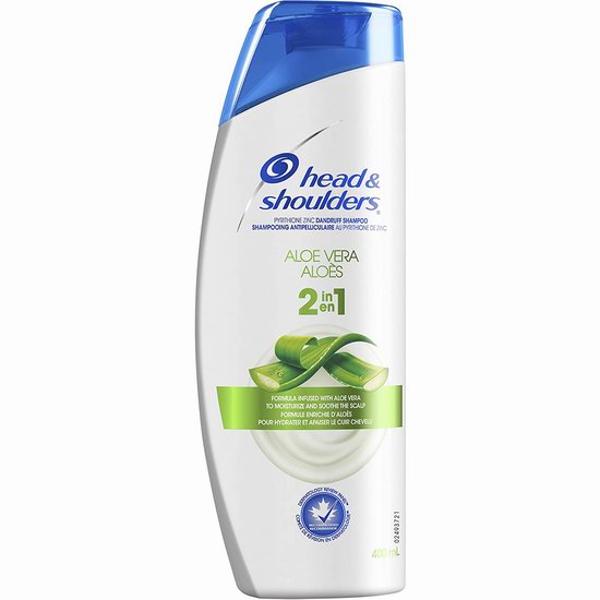  历史新低！Head and Shoulders 海飞丝 芦荟去屑 洗护2合1洗发水（400ml）4.6折 3.14加元！