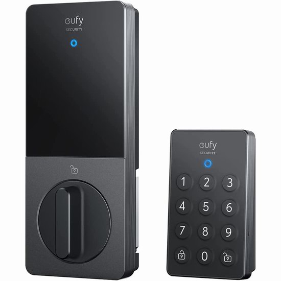 eufy Security R10 Wi-Fi 蓝牙 智能密码门锁5.2折 119.99加元包邮！会员专享！