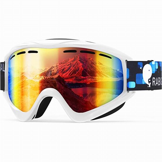  白菜价！历史新低！RABIGALA 防紫外线 防雾 滑雪护目镜2.8折 13.99加元！