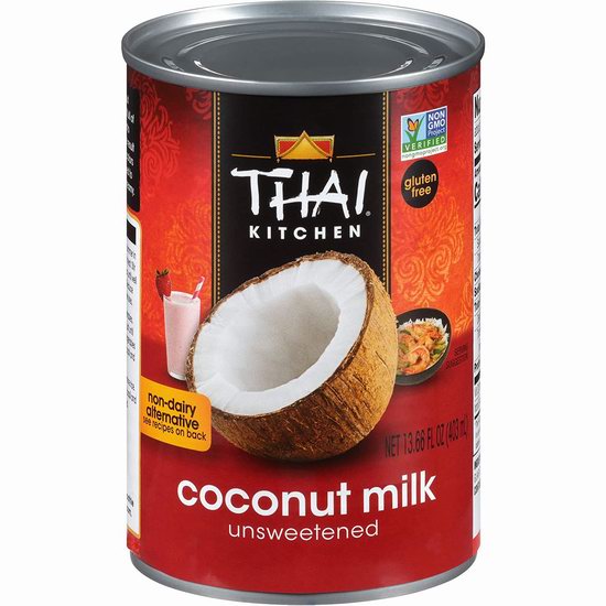  白菜价！历史新低！Thai Kitchen 优质无糖椰奶（400ml）2.4折 0.79加元！