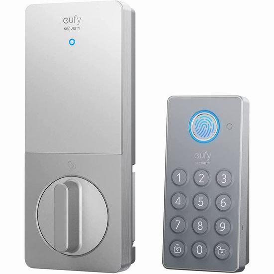  白菜价！历史新低！eufy Security R20 六合一 Wi-Fi 蓝牙 智能指纹密码门锁2.8折 79.99加元包邮！