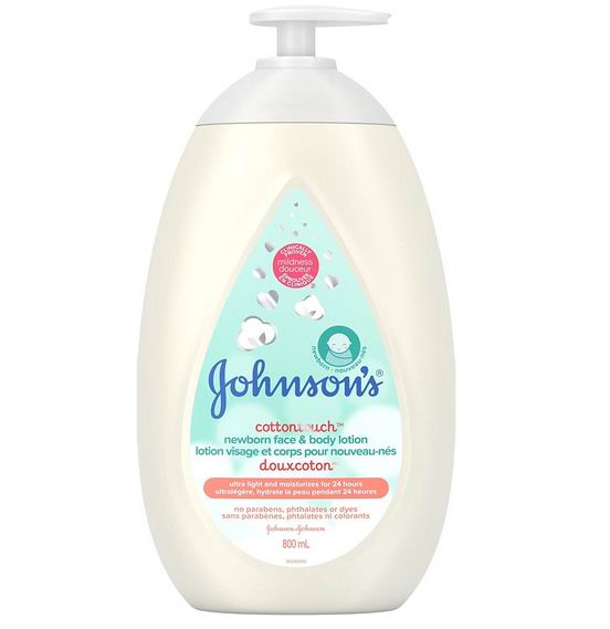  Johnson's Baby新生儿乳液800毫升 9加元（原价 11.57加元）