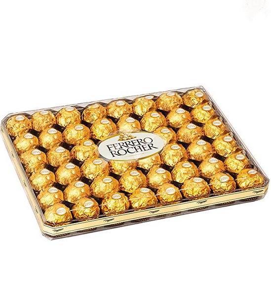  Ferrero Rocher 钻石礼盒装 榛子巧克力48颗 19.88加元（原价 23.85加元）