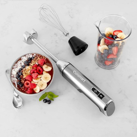  Cuisinart 美康雅 EVOLUTIONX RHB-100C 可充电 手持式搅拌棒套装4折 59.99加元包邮！