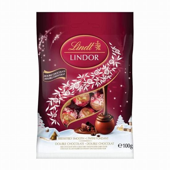  Lindt 瑞士莲 Lindor 软心牛奶巧克力（100克）4.8折 4.79加元！