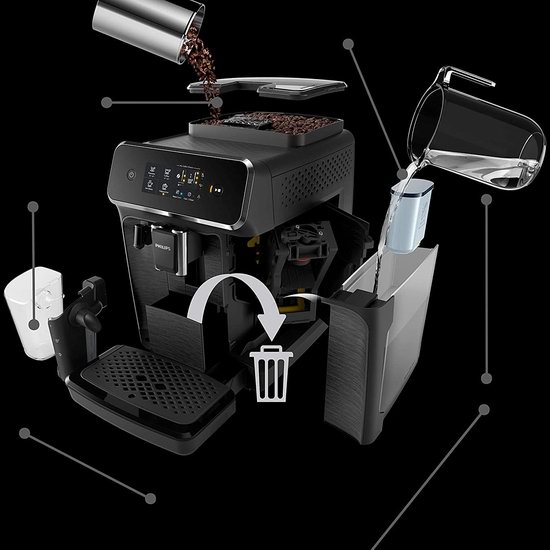 历史新低！Philips 飞利浦 2200 Series EP2230/14 全自动浓缩咖啡机6.2折 559.99加元包邮！