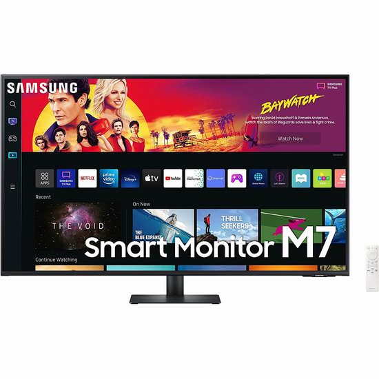  历史新低！SAMSUNG 三星 M70B 43英寸 4K UHD 娱乐办公学习 二合一 智能电视/显示器5.4折 378.99加元包邮！带Office 365套件+免费电视！