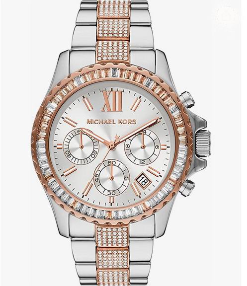  Michael Kors MK6975 双色Everest石英手表 230加元（官网价 525加元）