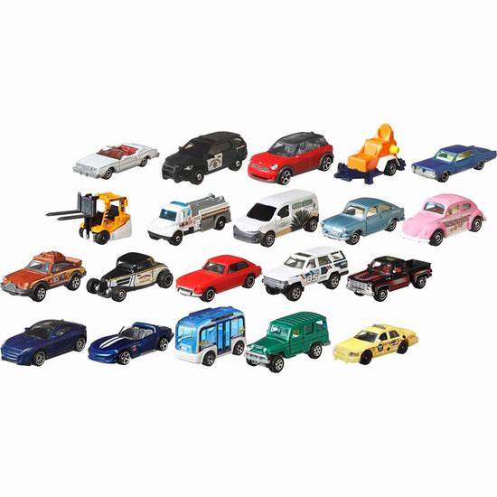  历史新低！Mattel Matchbox 迷你玩具车20件套4.5折 13.9加元！单辆车仅0.69加元！