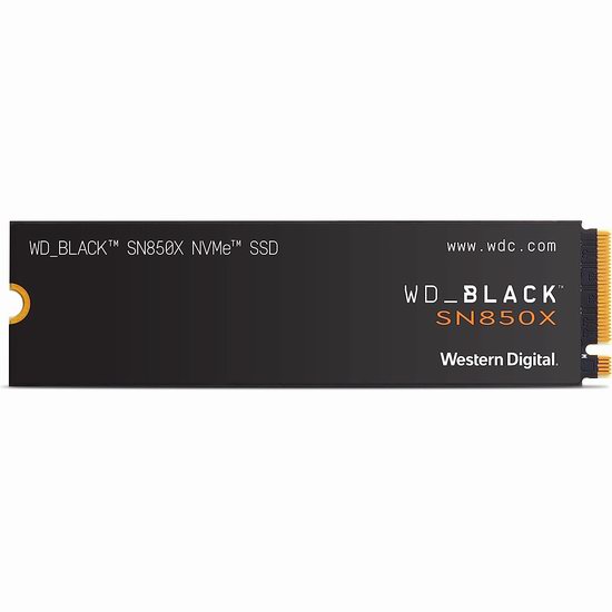  历史新低！WD_BLACK 1TB SN850X NVMe SSD 西数固态硬盘6.7折 79.97加元包邮！