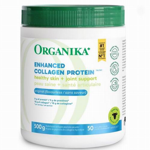  Organika Enhanced Collagen 天然强效胶原蛋白粉（500g） 34.43加元（原价 45.97加元）