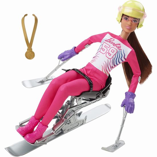  超级白菜！历史新低！Barbie 12英寸高山滑雪芭比娃娃玩偶套装2折 7.11加元清仓！