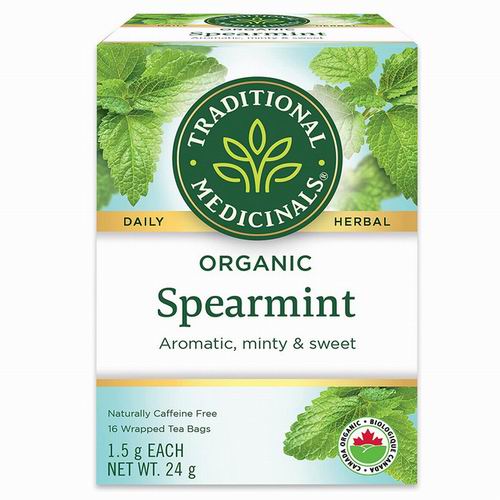 Traditional Medicinals有机留兰香凉茶16袋 4.99加元