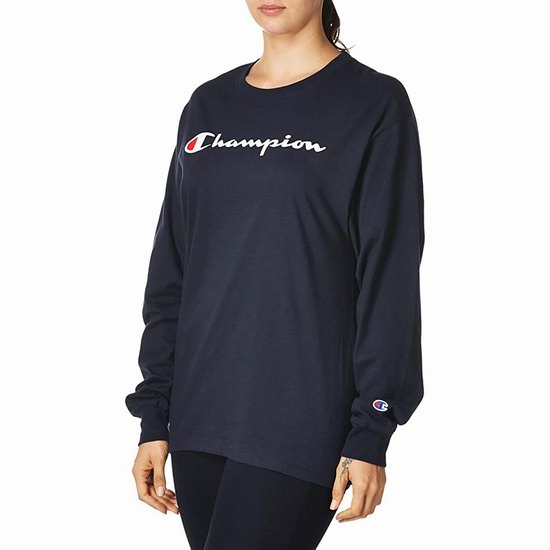 Champion Classic Jersey 经典Logo 男女同款 纯棉长袖衫4.2折 16.97加元！