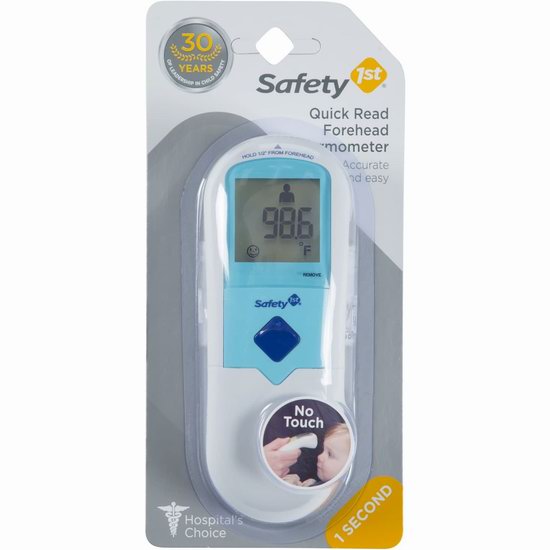  Safety 1st 非接触式 数字体温计/额温枪 19.99加元！