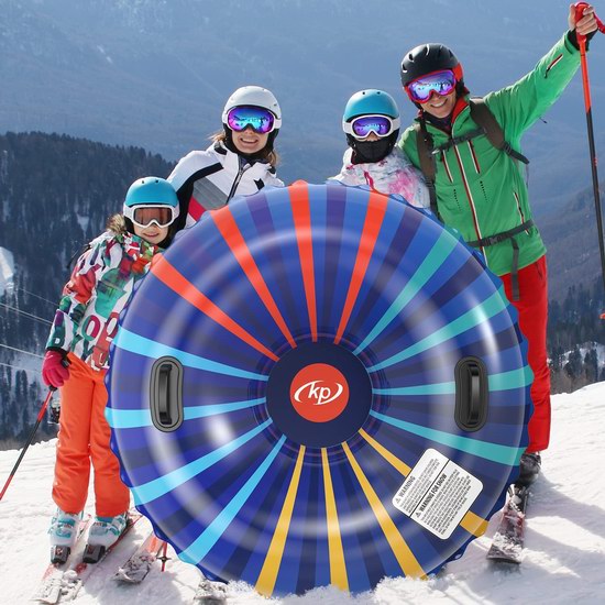 历史最低价！Kuptone 47英寸大号 重型加厚PVC 滑雪橡皮圈/雪上甜甜圈4.3折 19.99加元！3色可选！