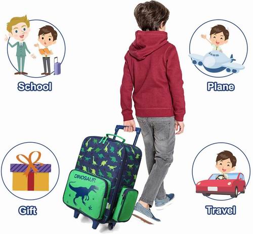  VASCH 18英寸儿童动物拉杆行李箱 77.89加元（原价 95.99加元）！4款可选！
