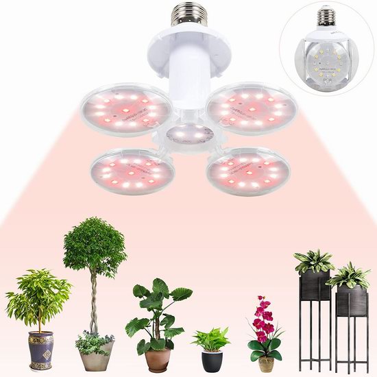  历史新低！highydroLED 50瓦等效 LED节能 全光谱植物生长灯5折 7.99加元！
