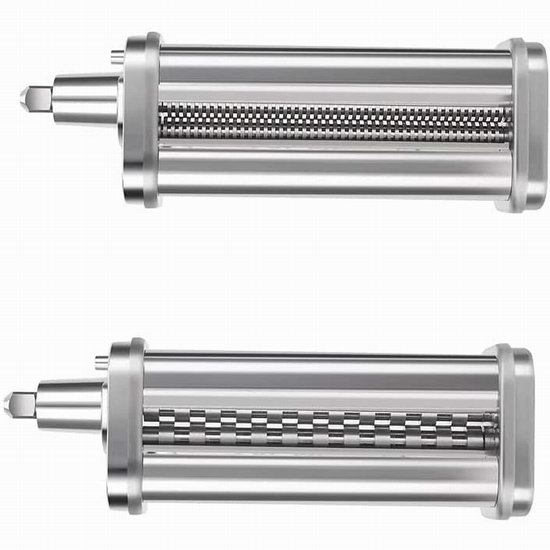 白菜价！历史新低！AirPro KitchenAid 厨师机专用 面条/切面器配件2件套3.4折 34.79加元包邮！