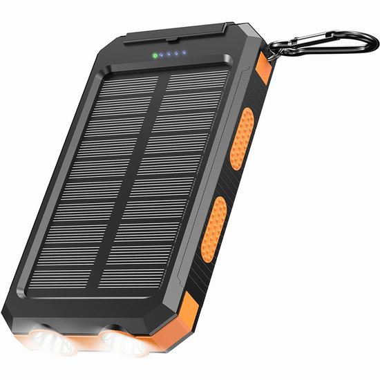  历史新低！Eteilymon 20000mAh 太阳能移动电源/充电宝4.3折 21.99加元！