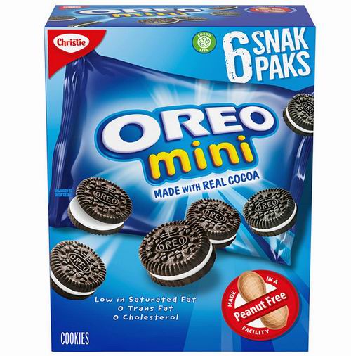  OREO Snak Paks迷你夹心饼干 2.83加元