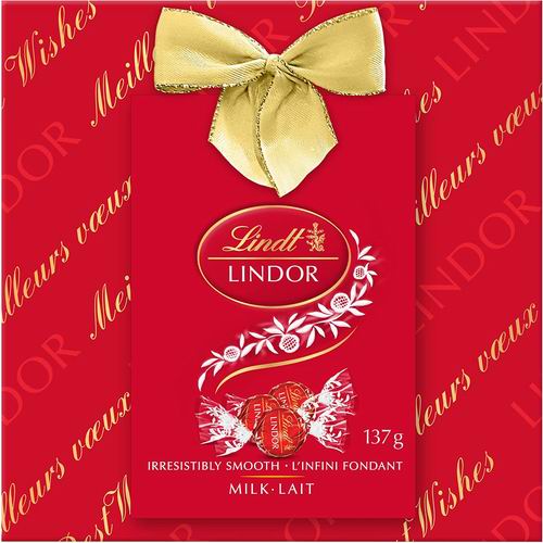  Lindt LINDOR 松露牛奶巧克力礼盒装 7.79加元（原价 11.99加元）