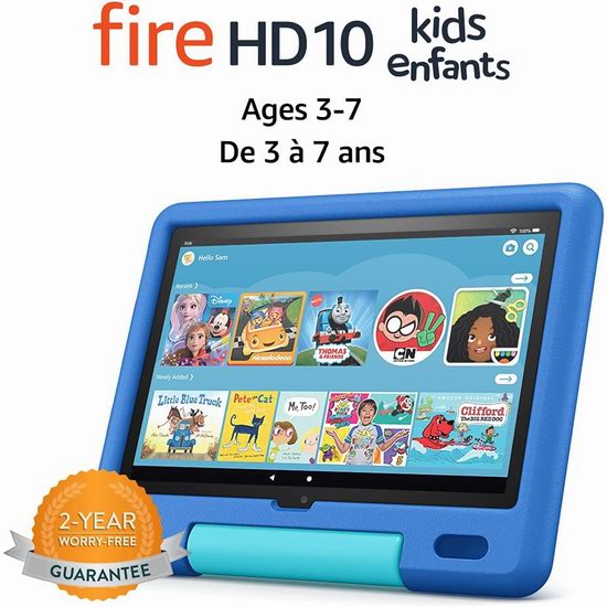 历史最低价！Fire HD 7/8英寸 儿童专用平板电脑 94.99加元起包邮！多款可选！会员专享！