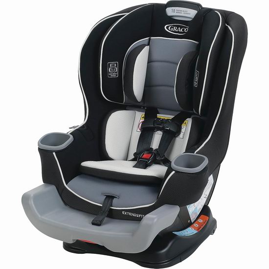  Graco Extend2Fit 双向婴幼儿汽车安全座椅7.2折 279.97加元包邮！2色可选！