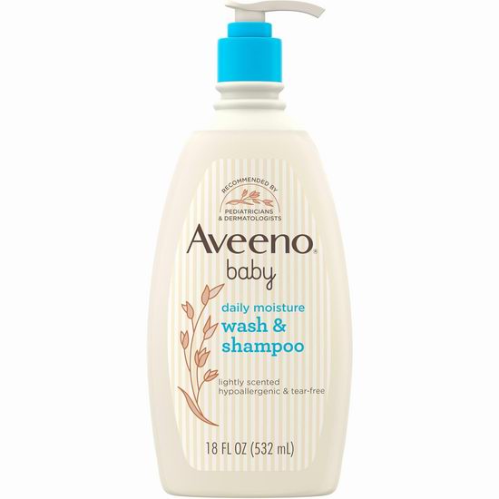  Aveeno 宝宝二合一洗发沐浴露（532毫升）5.4折 9.49加元！