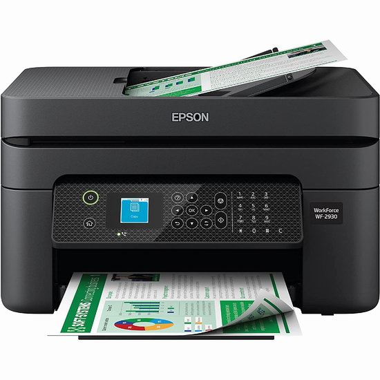  白菜价！历史新低！Epson 爱普生 WorkForce WF-2960 无线多功能彩色喷墨打印机3.5折 59.99加元包邮！