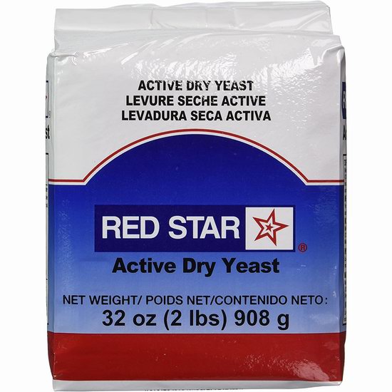  发面必备！RED STAR 红星活性干酵母（908克）6折 8.99加元！