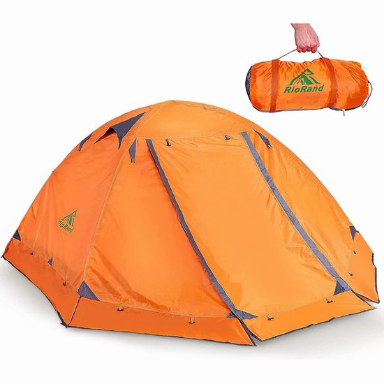  历史新低！RioRand 双人家庭露营帐篷4折 46.99加元包邮！