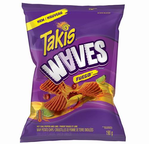  Takis Waves Fuego 酸辣味 波浪脆薯片190克  3.27加元！多种味道可选！