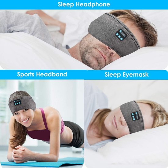  历史新低！Lveal 三合一蓝牙耳机运动头带/睡眠眼罩5折 9.99加元！