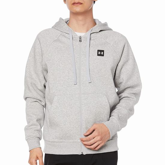  Under Armour Rival 男式连帽运动服5.4折 40.99加元包邮！