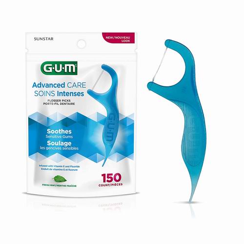  GUM 薄荷味 高级清洁牙线150个装  4.99加元（原价 5.99加元）